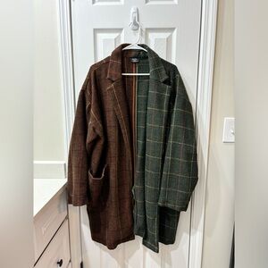 Fall oversized trench coat jacket